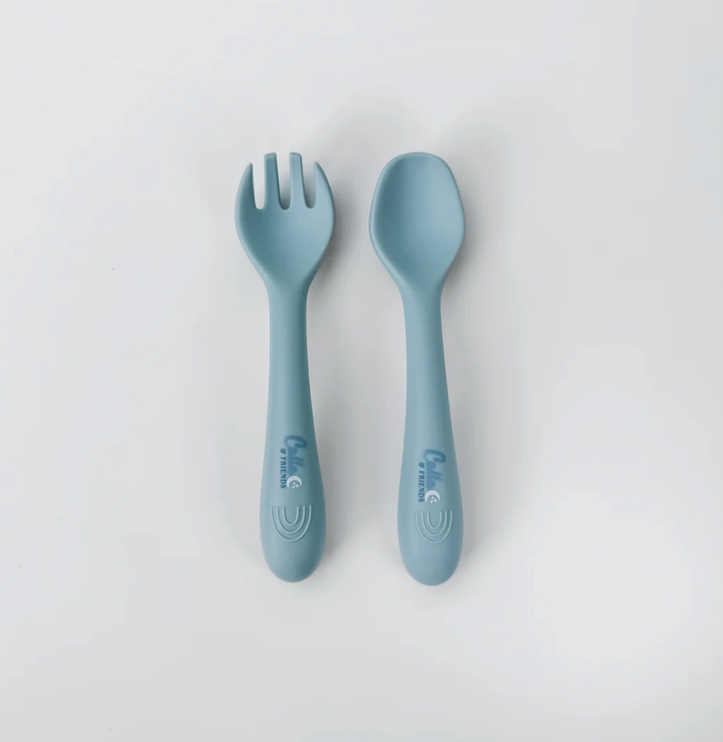 My First Silicone Utensils - Powder Blue
