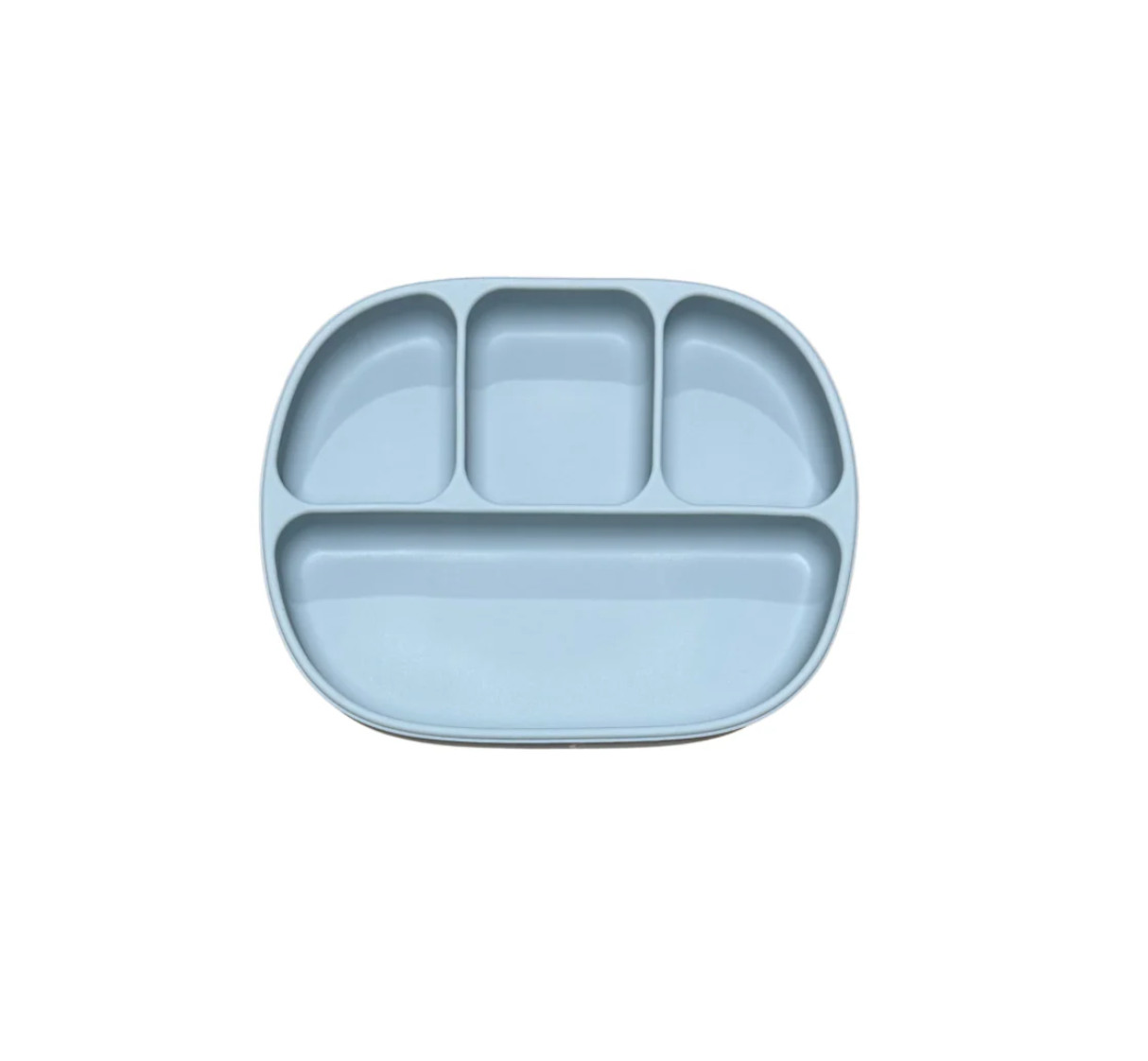 4 Section Suction Plate - Powder Blue