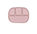 4 Section Suction Plate - Petal Pink