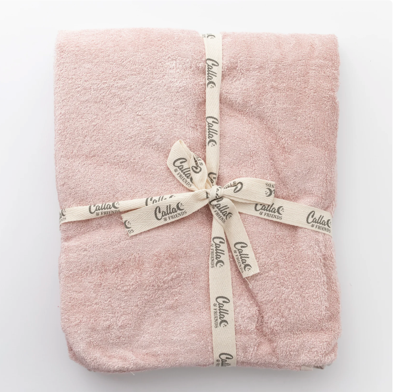 Hooded Bath Towel - Petal Pink