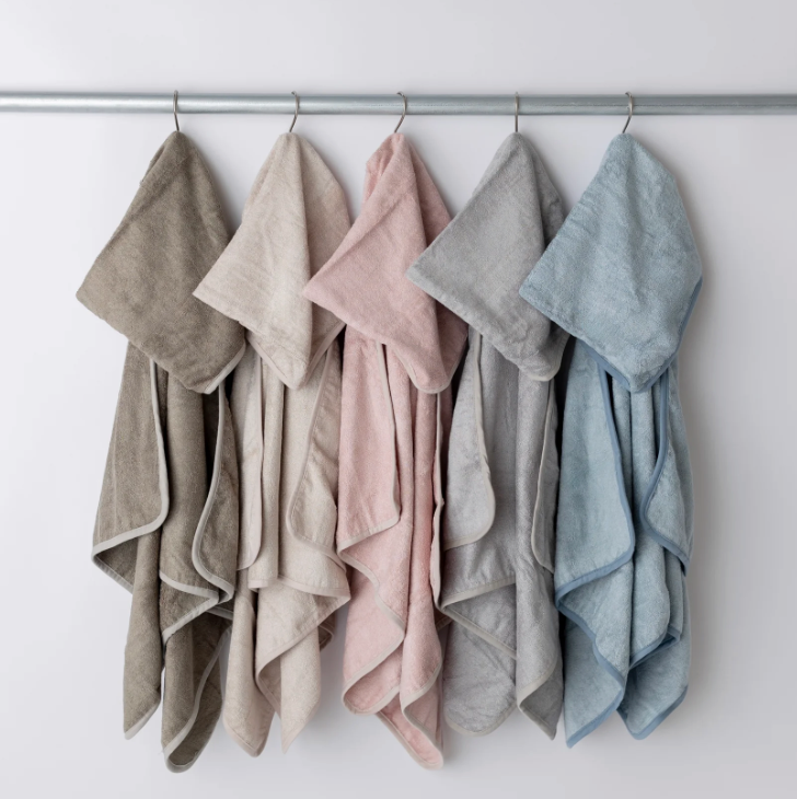 Hooded Bath Towel - Petal Pink