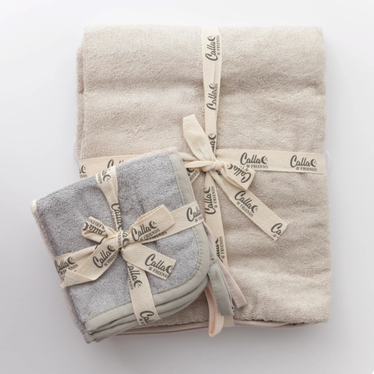 Hooded Bath Towel - Linen