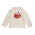 Bow Pumpkin Rollneck Sweater