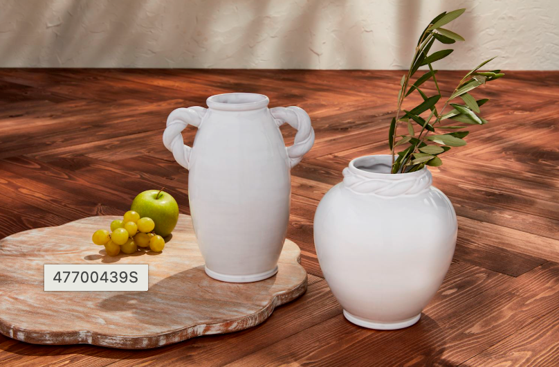 Small Twisted Ceramic Vase