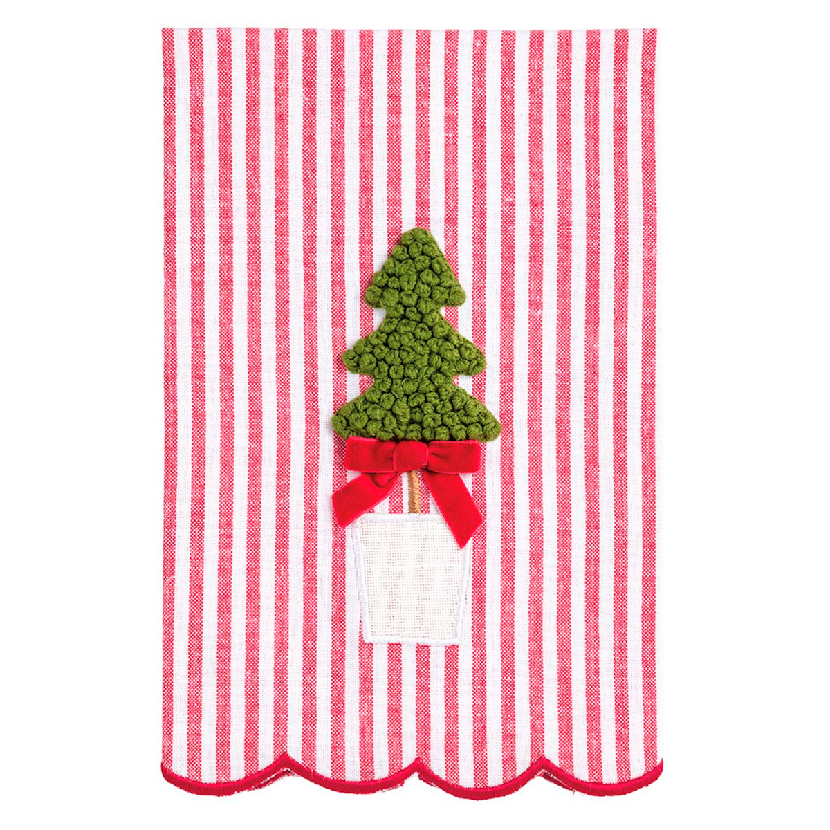 Stripe Tree Topiary Towel
