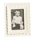 Small White Scalloped Frame