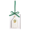 Church Painted Acrylic Ornament
