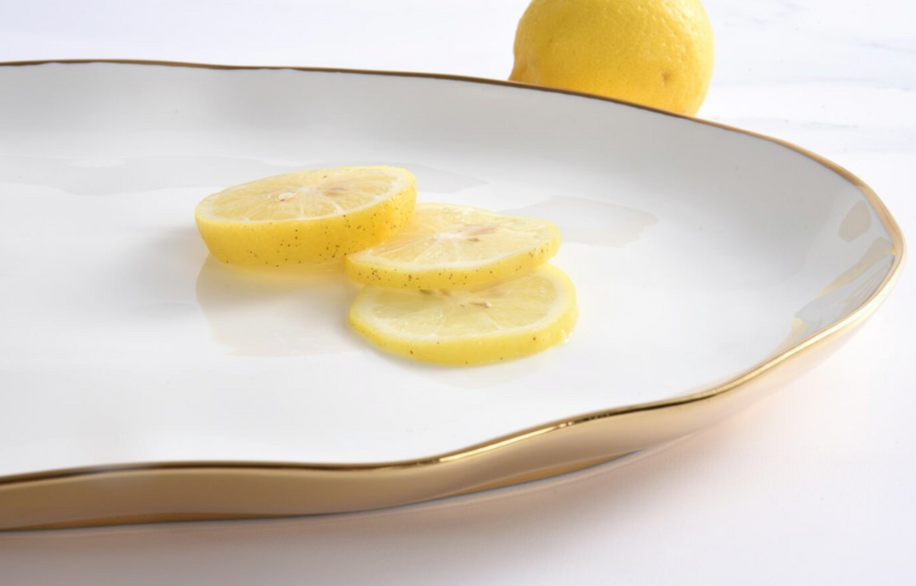 Oval Tray -Gold