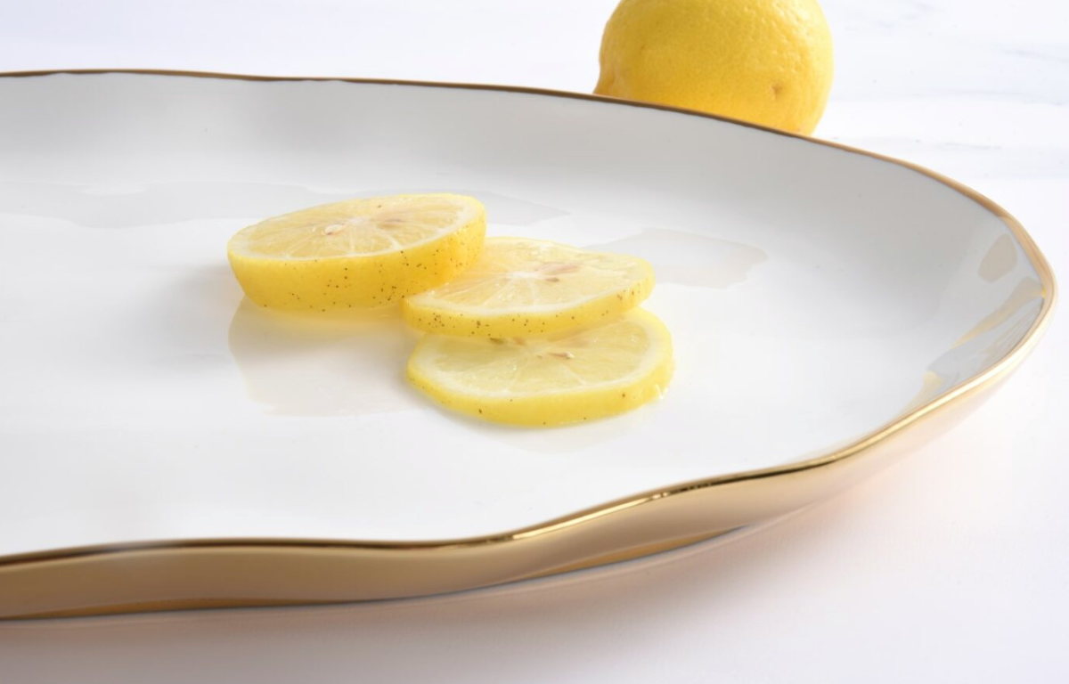 Oval Tray -Gold