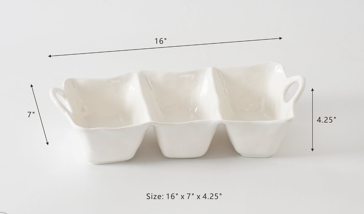 3 Section Deep Server-Melamine