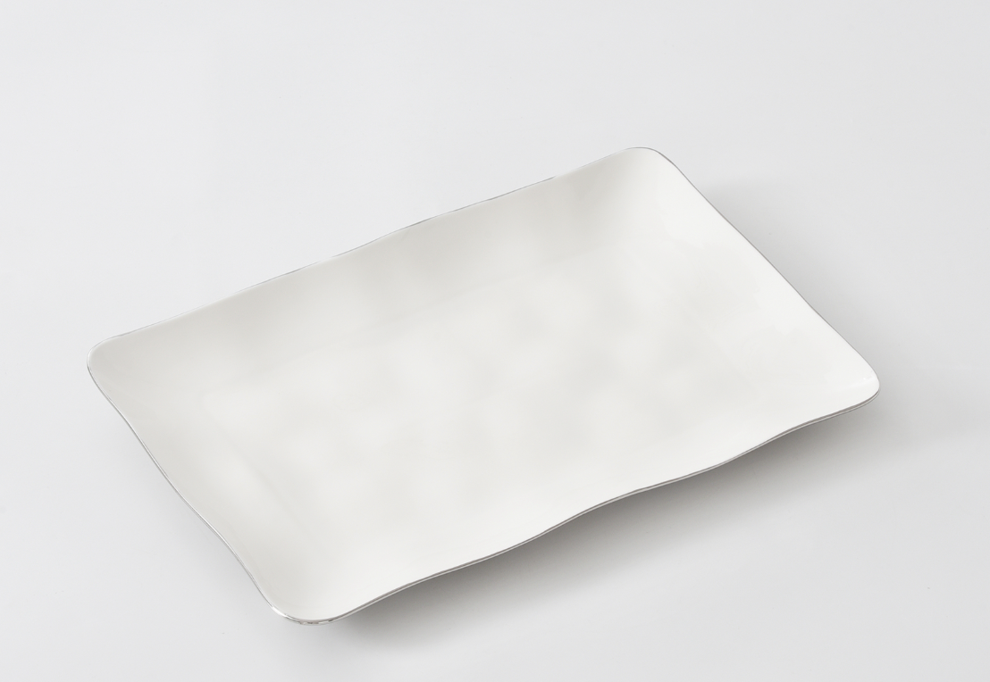 Rectangular Platter-Silver