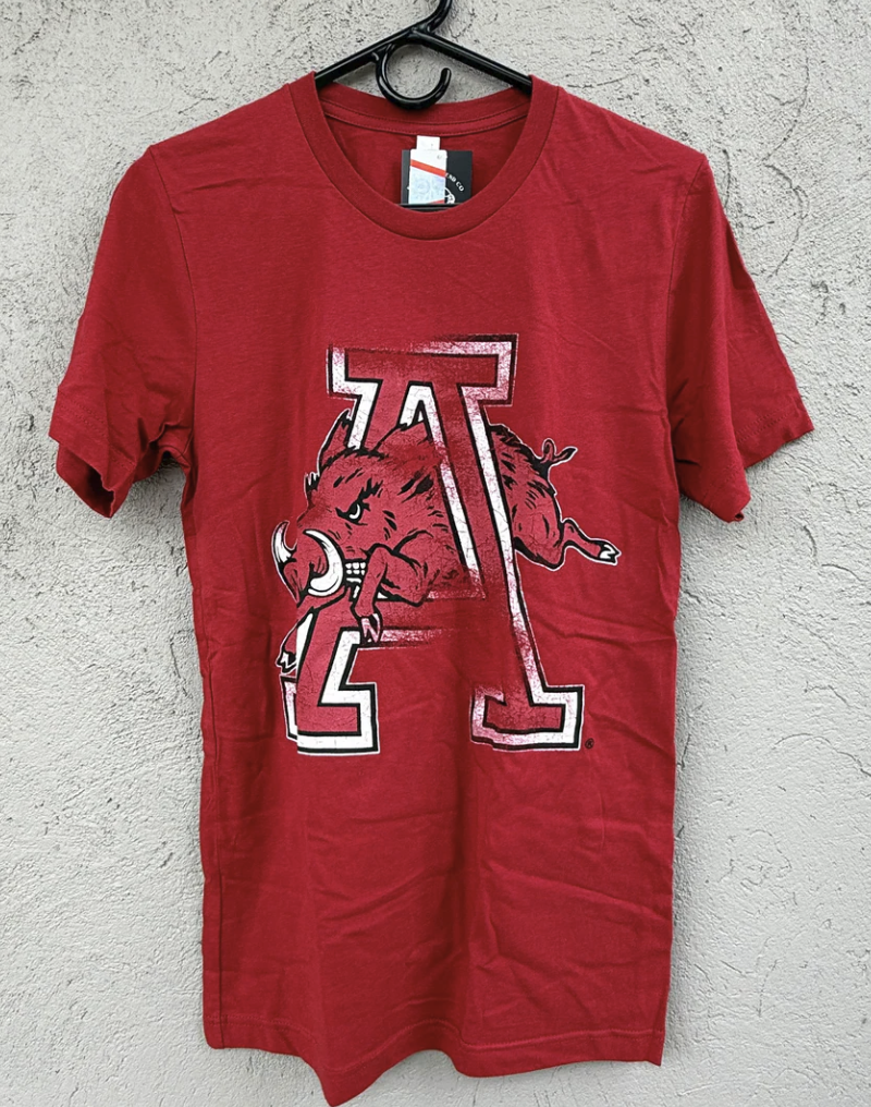 Red Hog Through 'a' T-Shirt