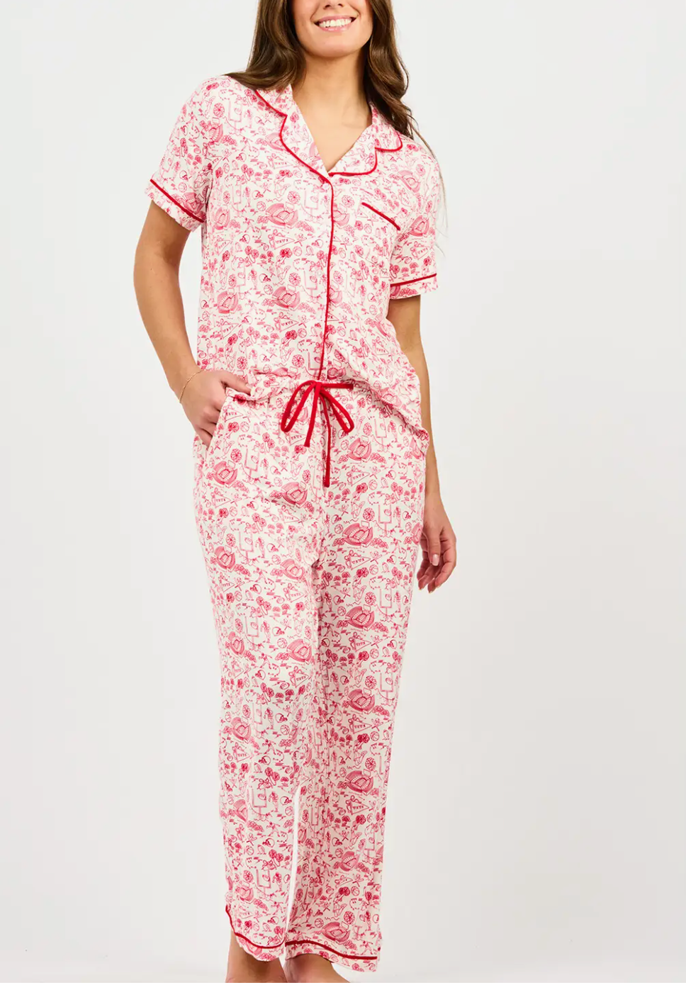 Go Team PJ Set- Red