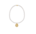 Classic Pearl 3mm Bracelet - Inspire Small Gold Charm