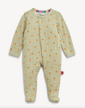Pumpkin Plaid Footie