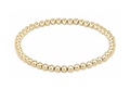 Classic Gold 4mm Bracelet-EXTENDS
