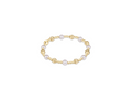 Dignity Sincerity Gold 5mm Bracelet - Pearl-EXTENDS