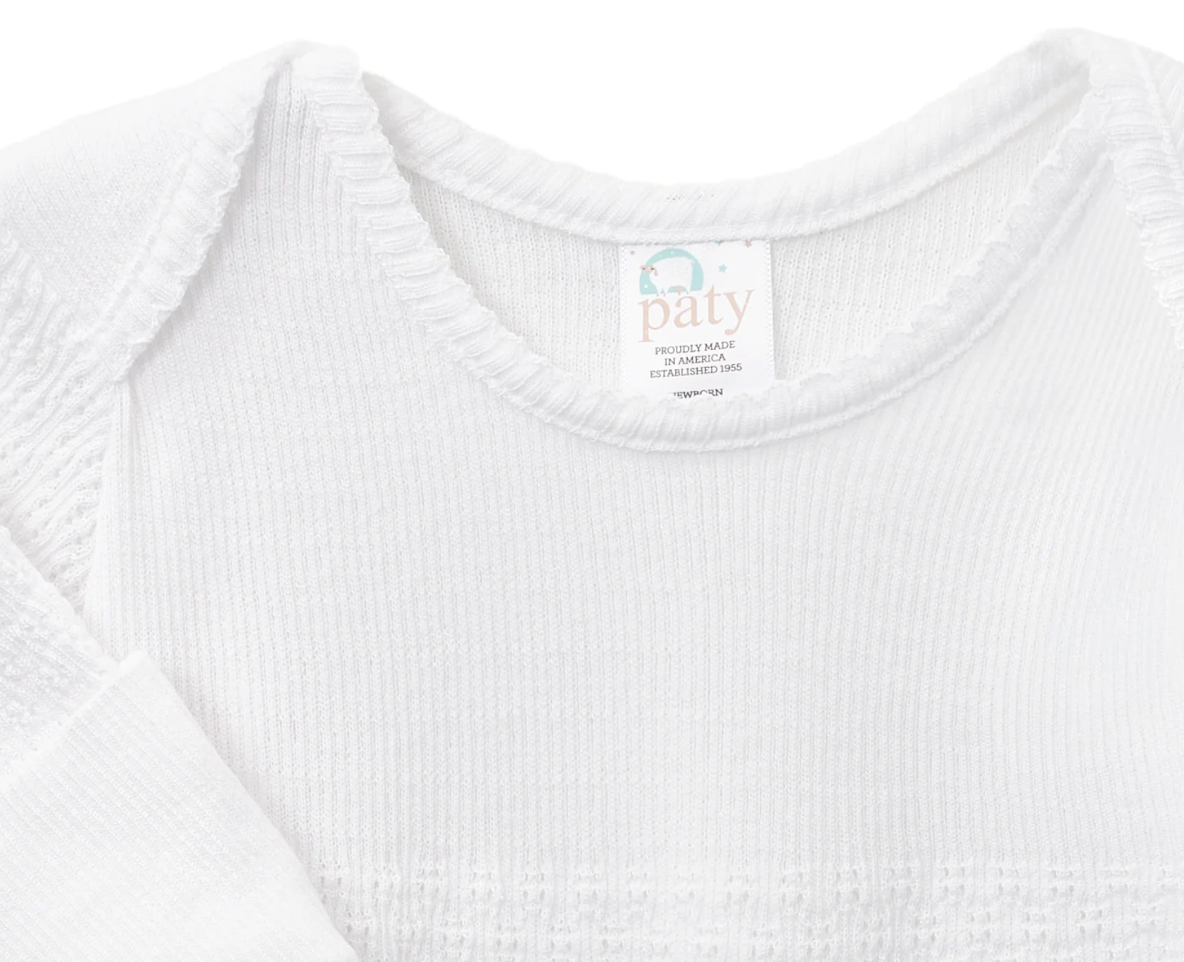 Paty Knit Gown-White