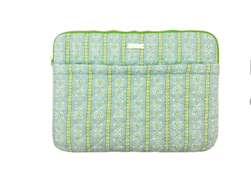 Rosemary Stripe Blue Laptop Case