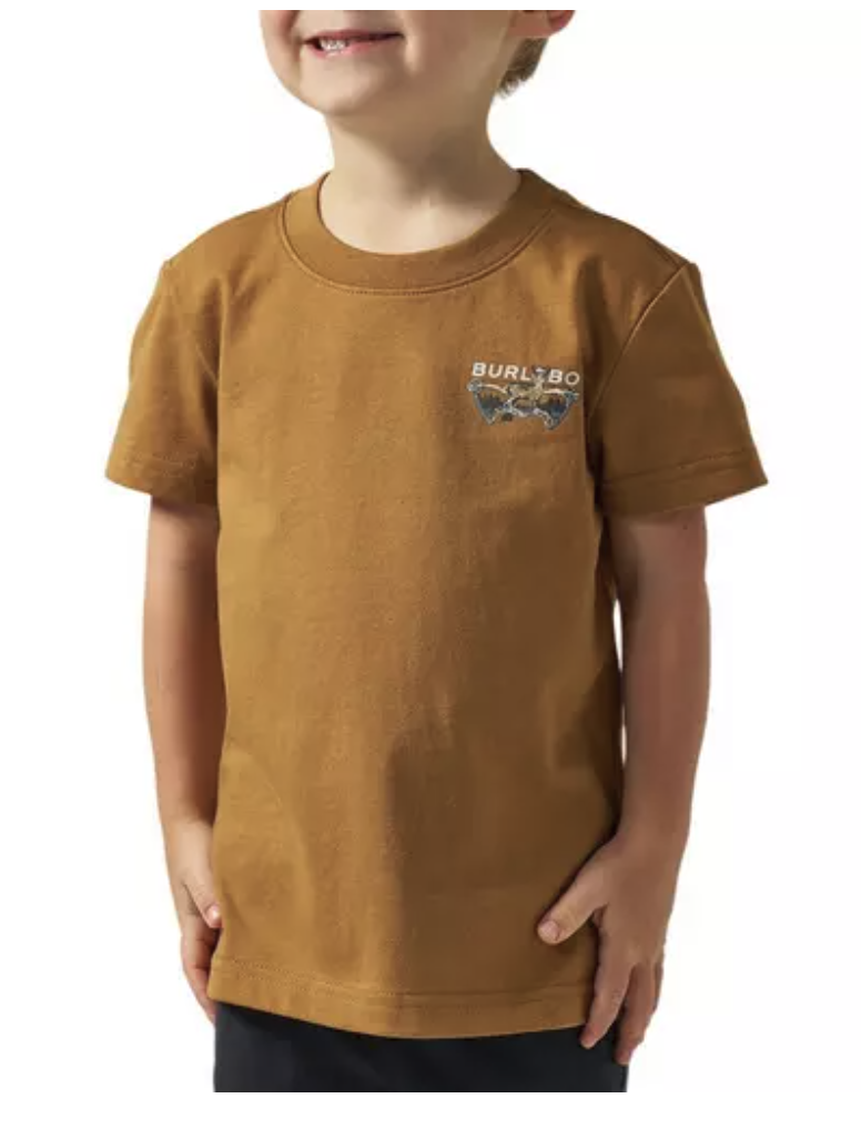 YOUTH SHORT SLEEVE TEE - BOW HUNTER - LIGHT BROWN