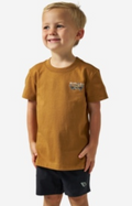 YOUTH SHORT SLEEVE TEE - BOW HUNTER - LIGHT BROWN