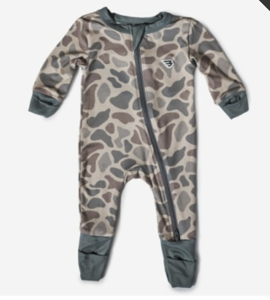 BABY ZIP UP-Classic Deer Camo