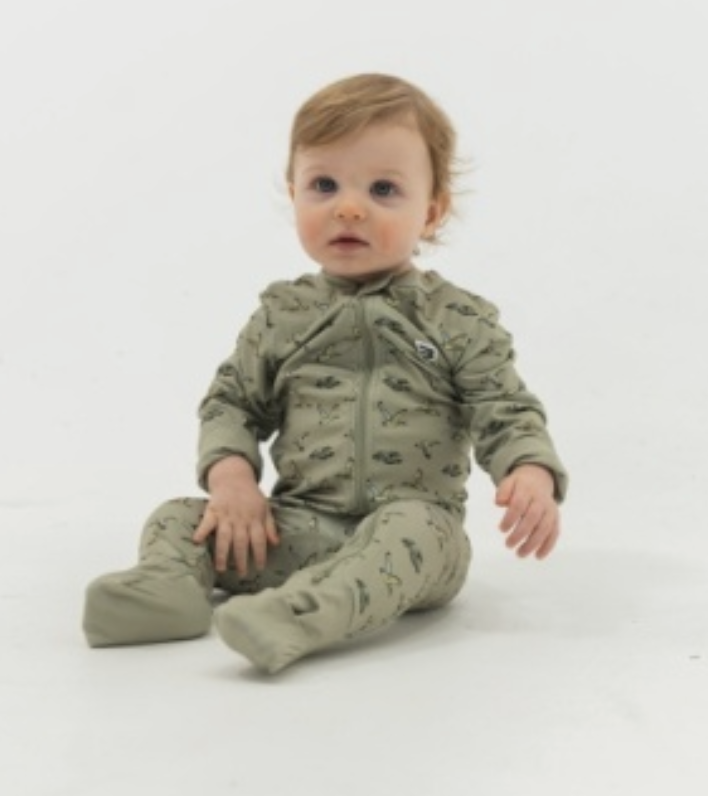 BABY ZIP UP-Classic Flying Ducks
