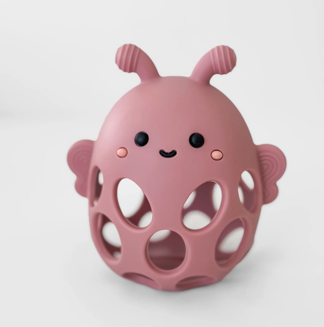 Honey Bee Teether - Petunia Pink