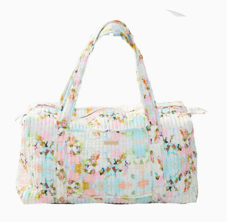 Brooks Avenue Quilted Signature Duffle Bag