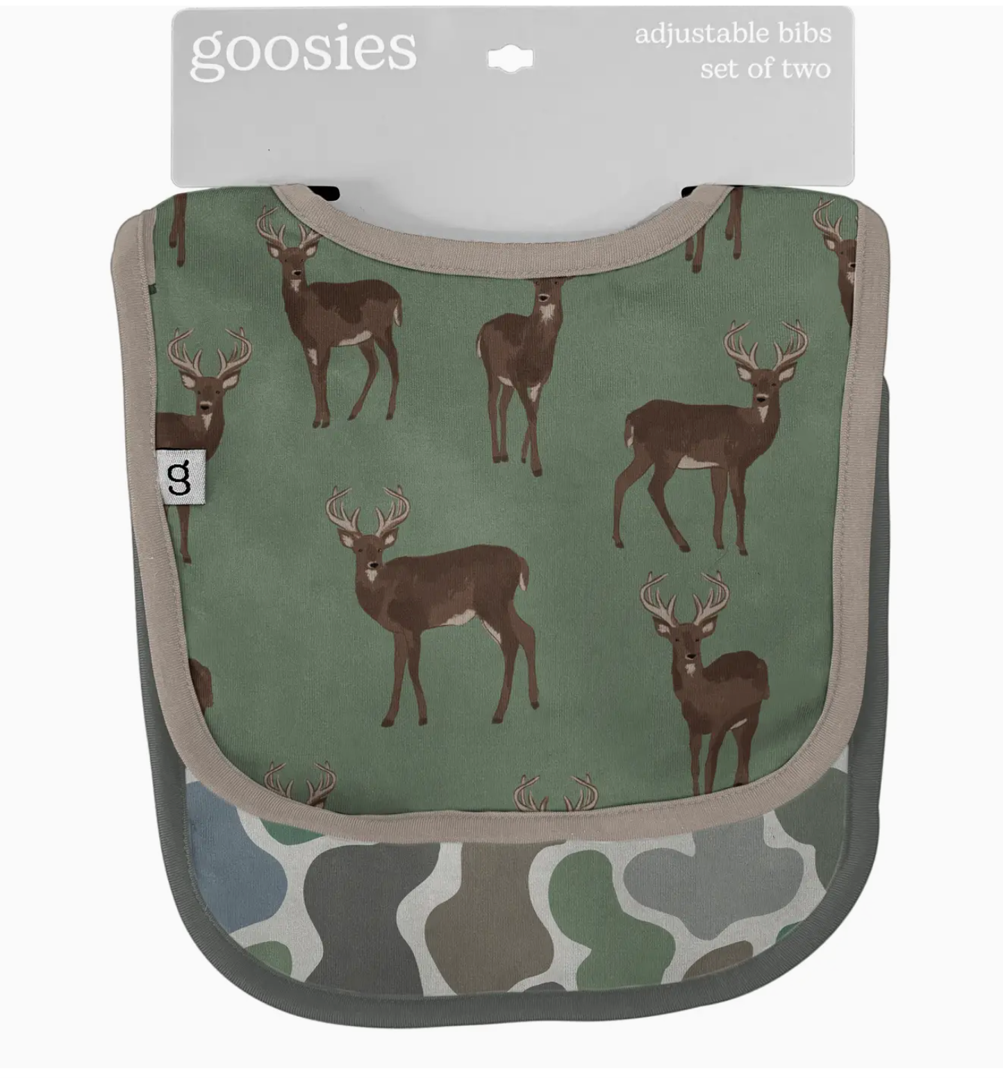 Deer/Camo Bib Set
