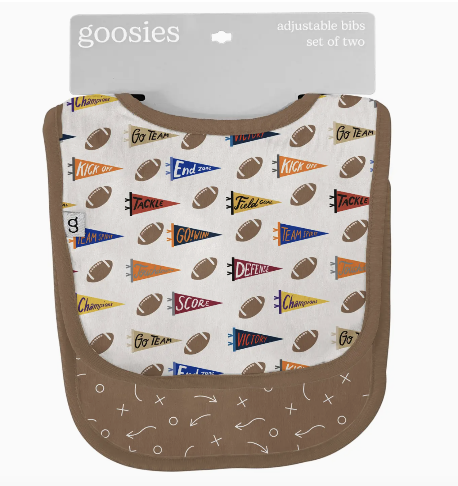 Varsity Football Flags Bib Set