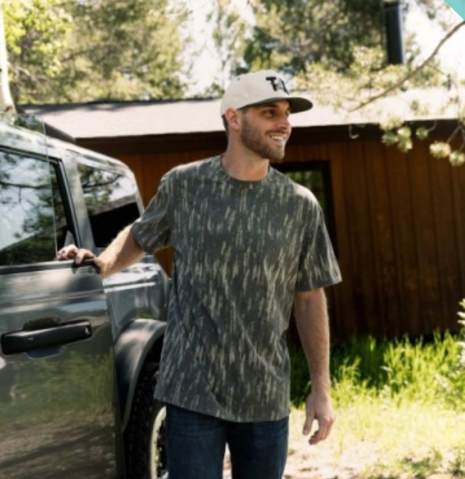 VINTAGE WASHED TEE - MIDLAND CAMO