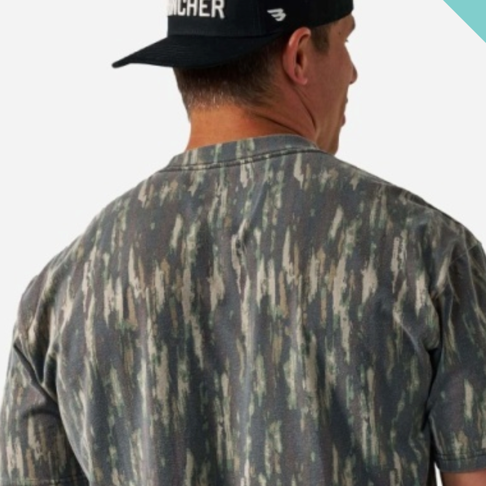 VINTAGE WASHED TEE - MIDLAND CAMO