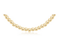 17" Choker Beaded - Classic Gold 4mm