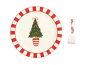 Tree Topiary Cookie Plate Set