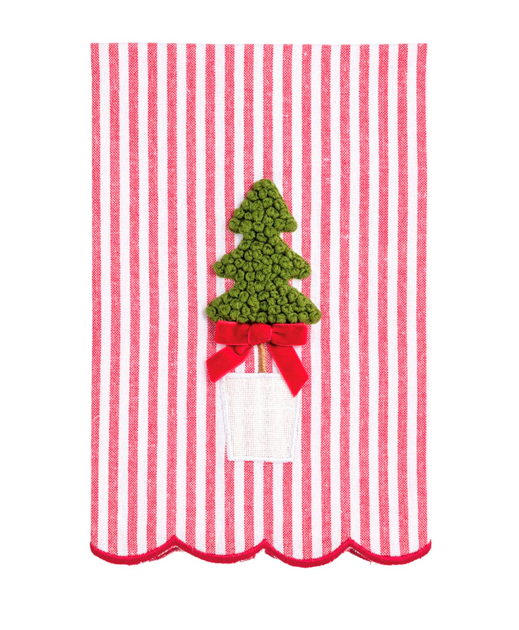 Stripe Tree Topiary Towel