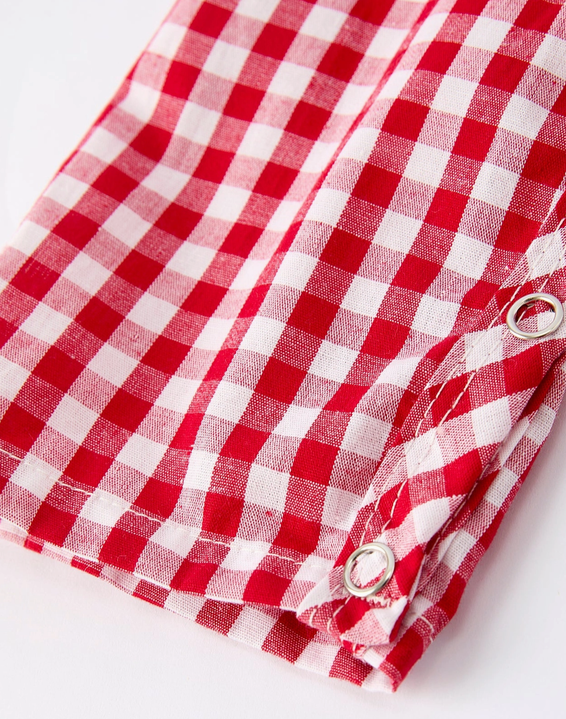 Christmas Tree Plaid  Boy Romper