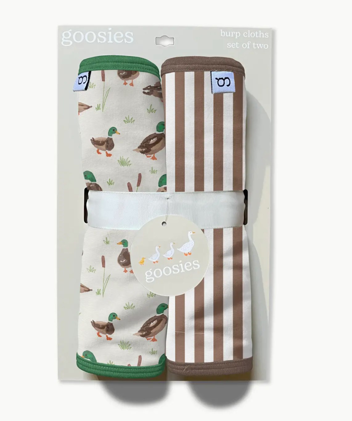 Mallard Drake Ducks - Burp Cloth Set