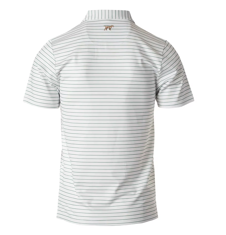 Driftwood Polo-Green/White