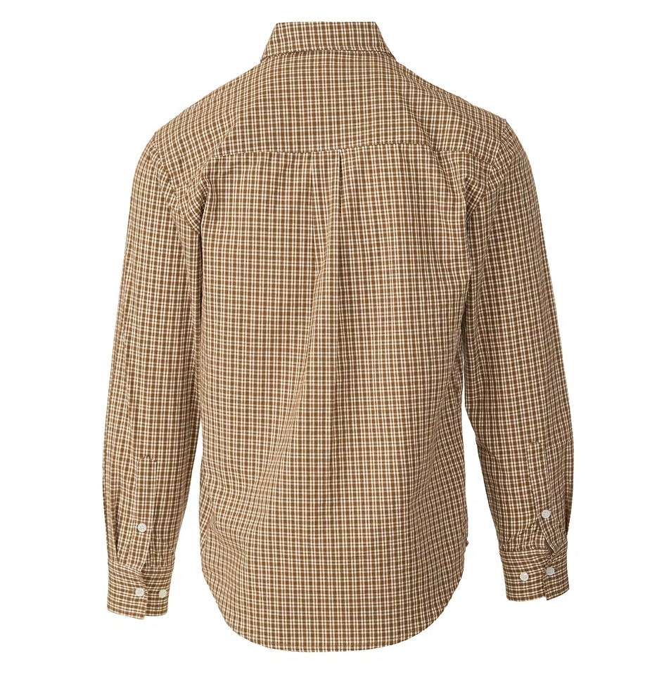Cedar Button Down-Brown