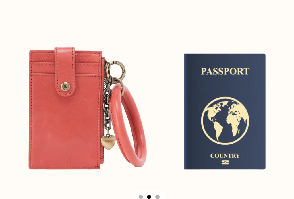 Pink Mirage Ring Credit Card Wristlet