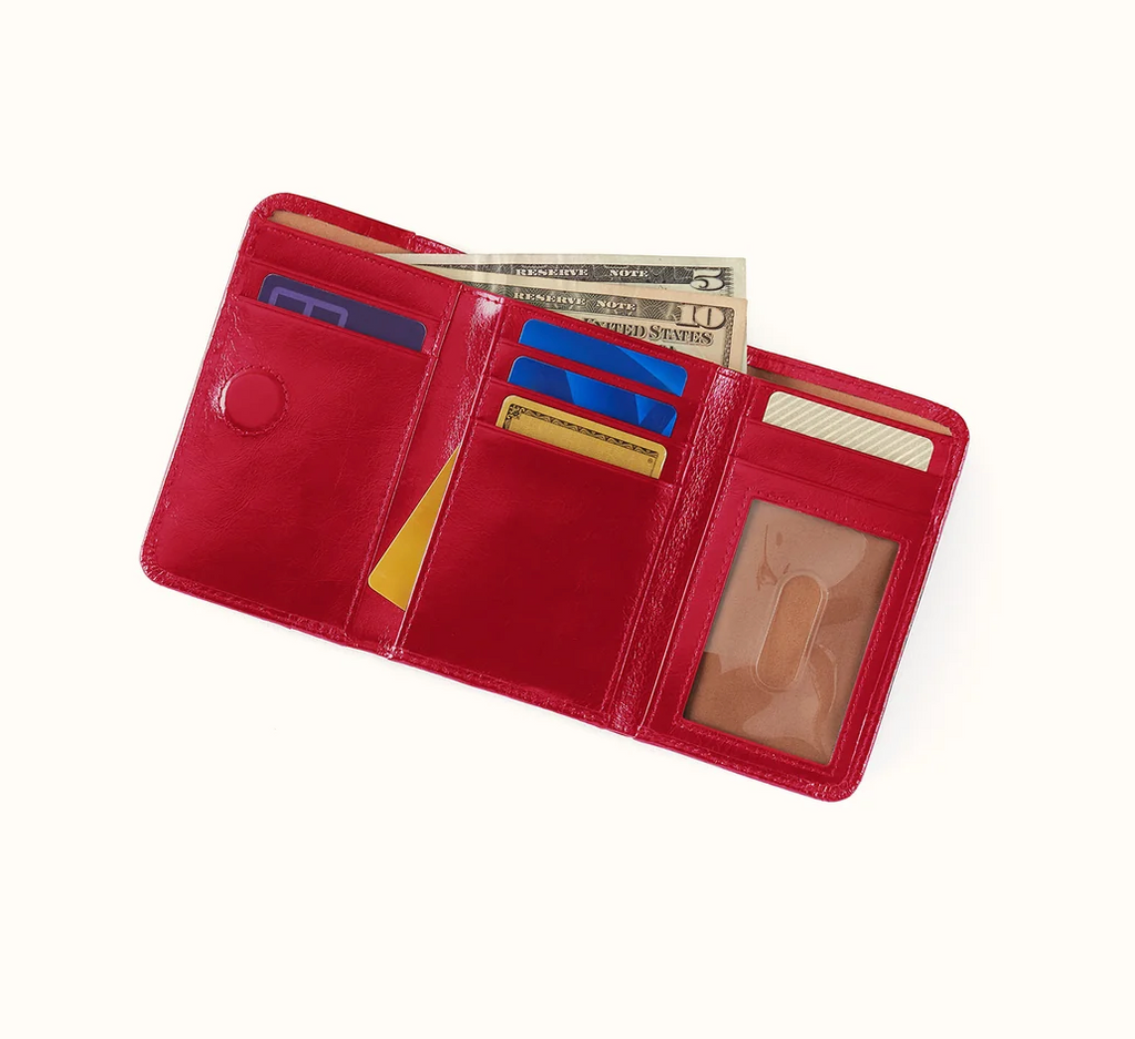 True Red Jill Trifold Wallet