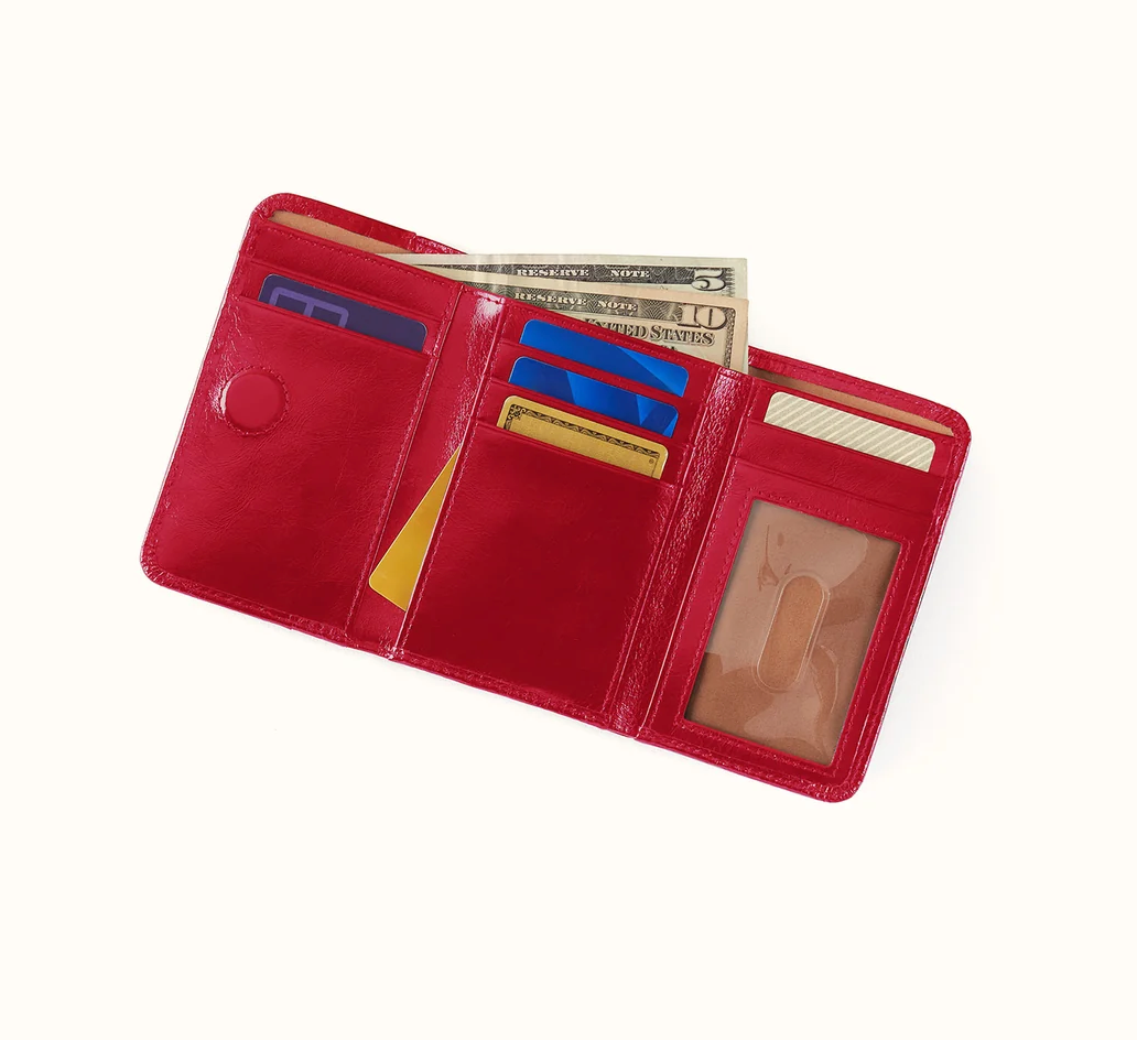 True Red Jill Trifold Wallet