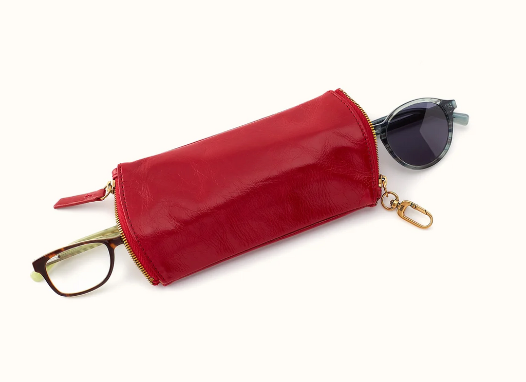 True Red Spark Double Eyeglass Case