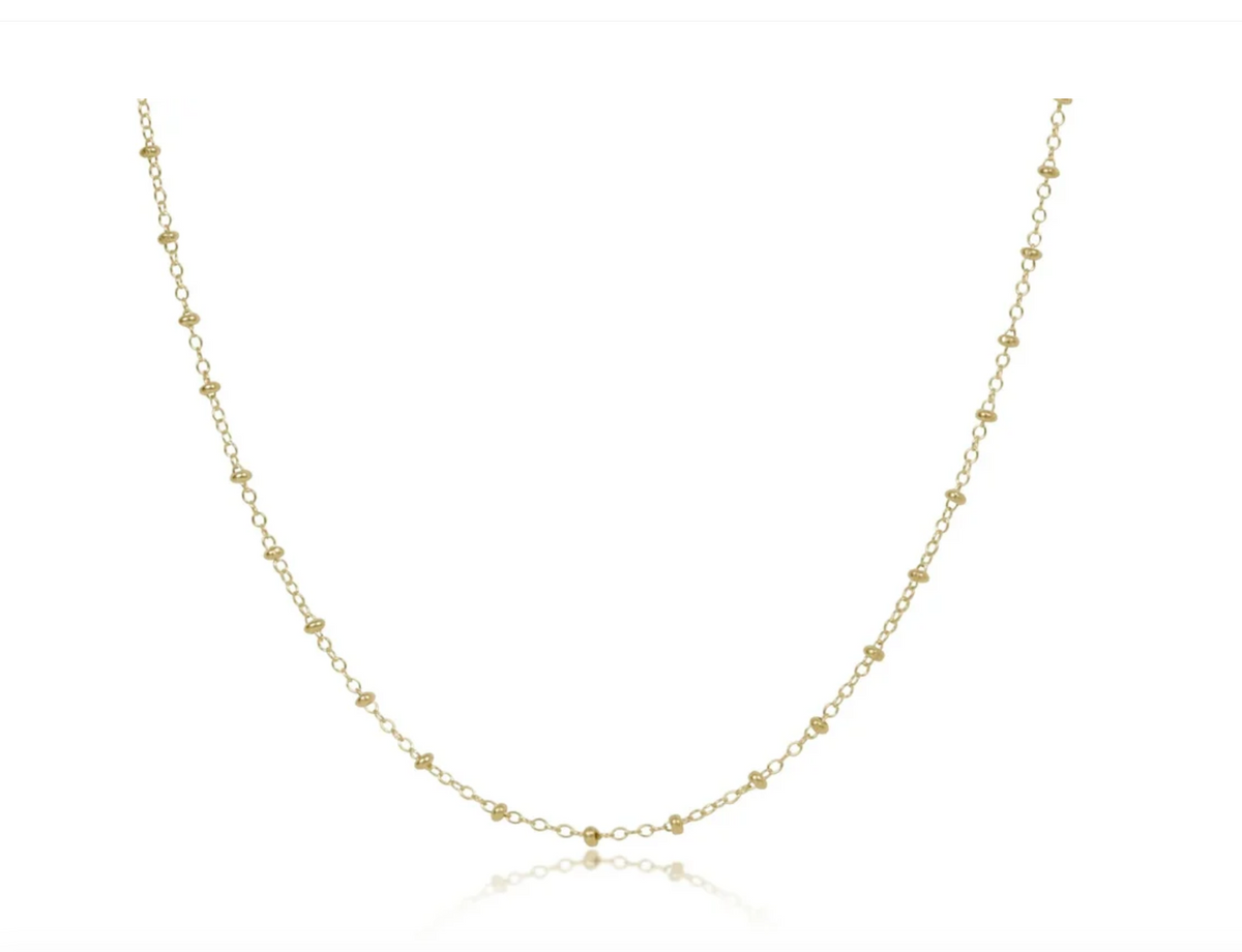 17" Choker Simplicity Chain Gold- Classic 2mm Gold