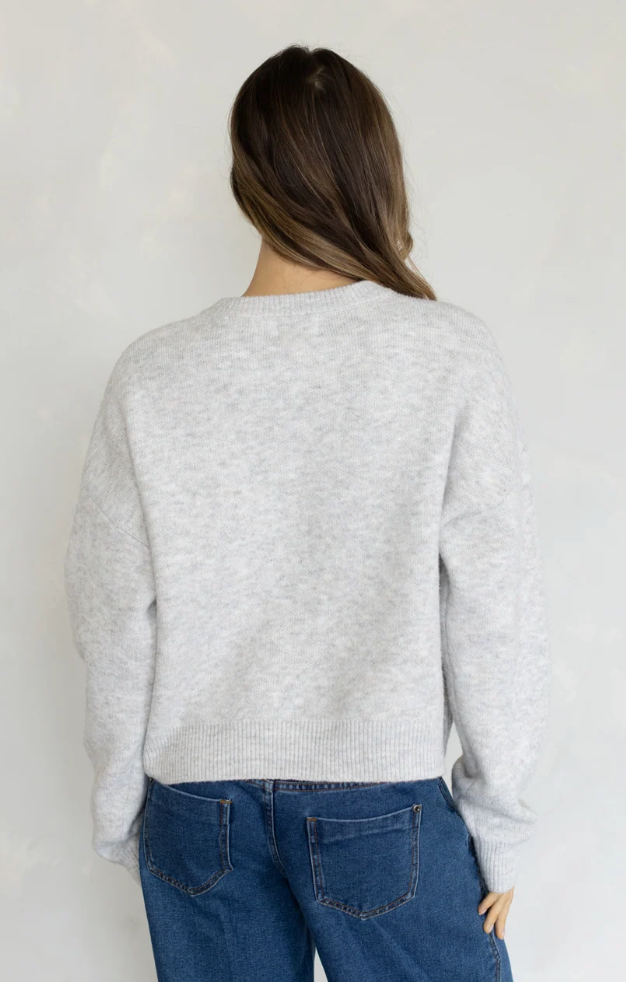 Alyssa Cardigan-Heather Oat