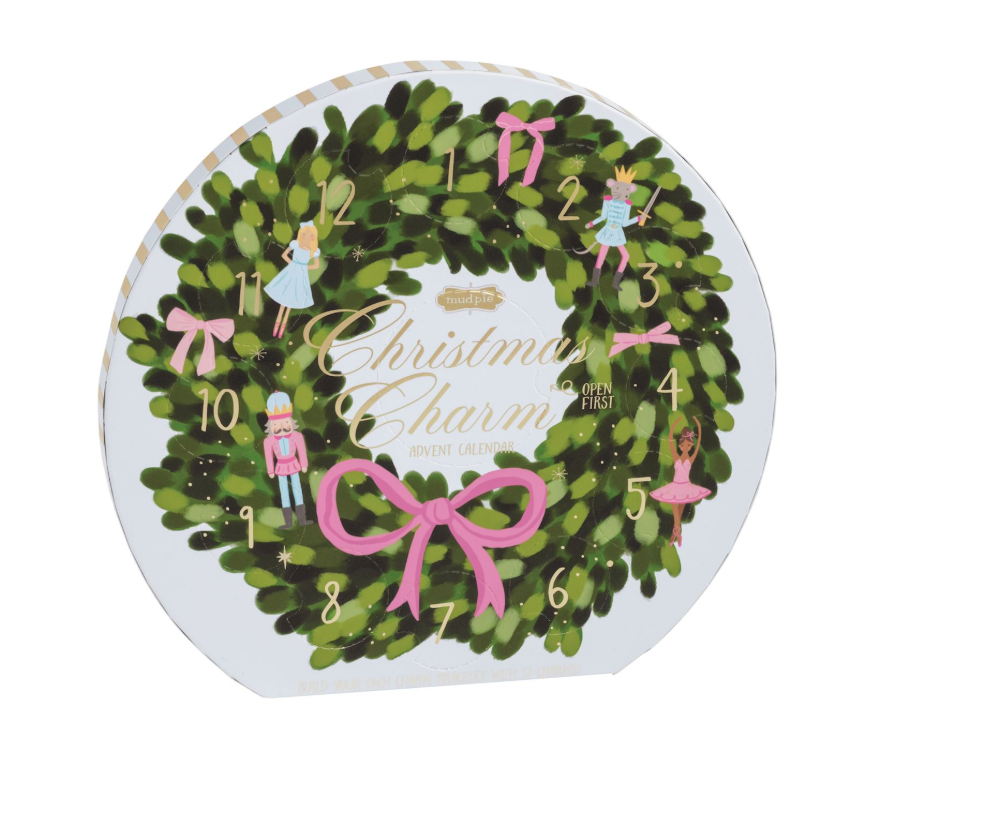 Wreath Christmas Charm Advent Calendar Set