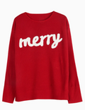 Christmas Merry Jacquard Knit Sweater