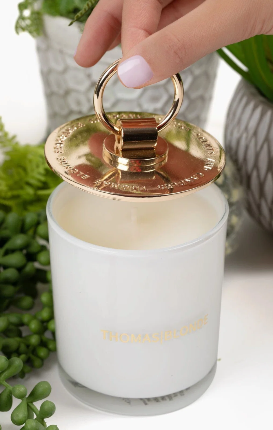 Topless Blonde Candle - Joshua Tree