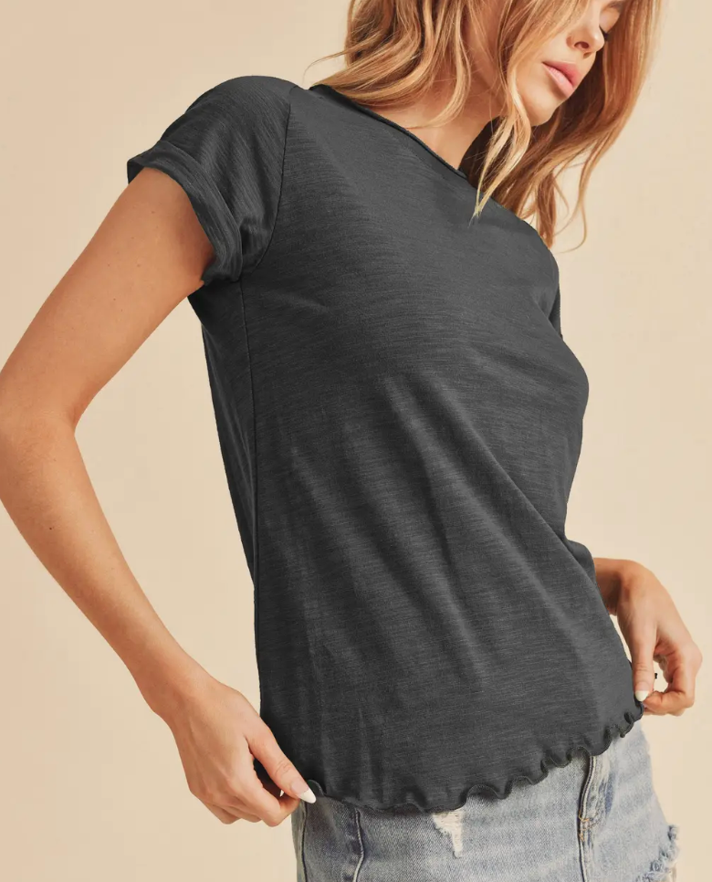 Gwen Basic Tee- Pink